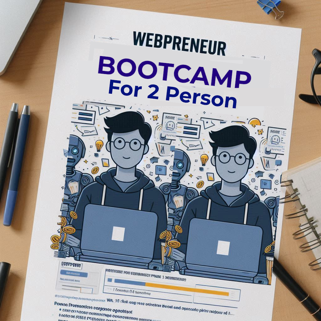 Webpreneur Bootcamp for 2 person